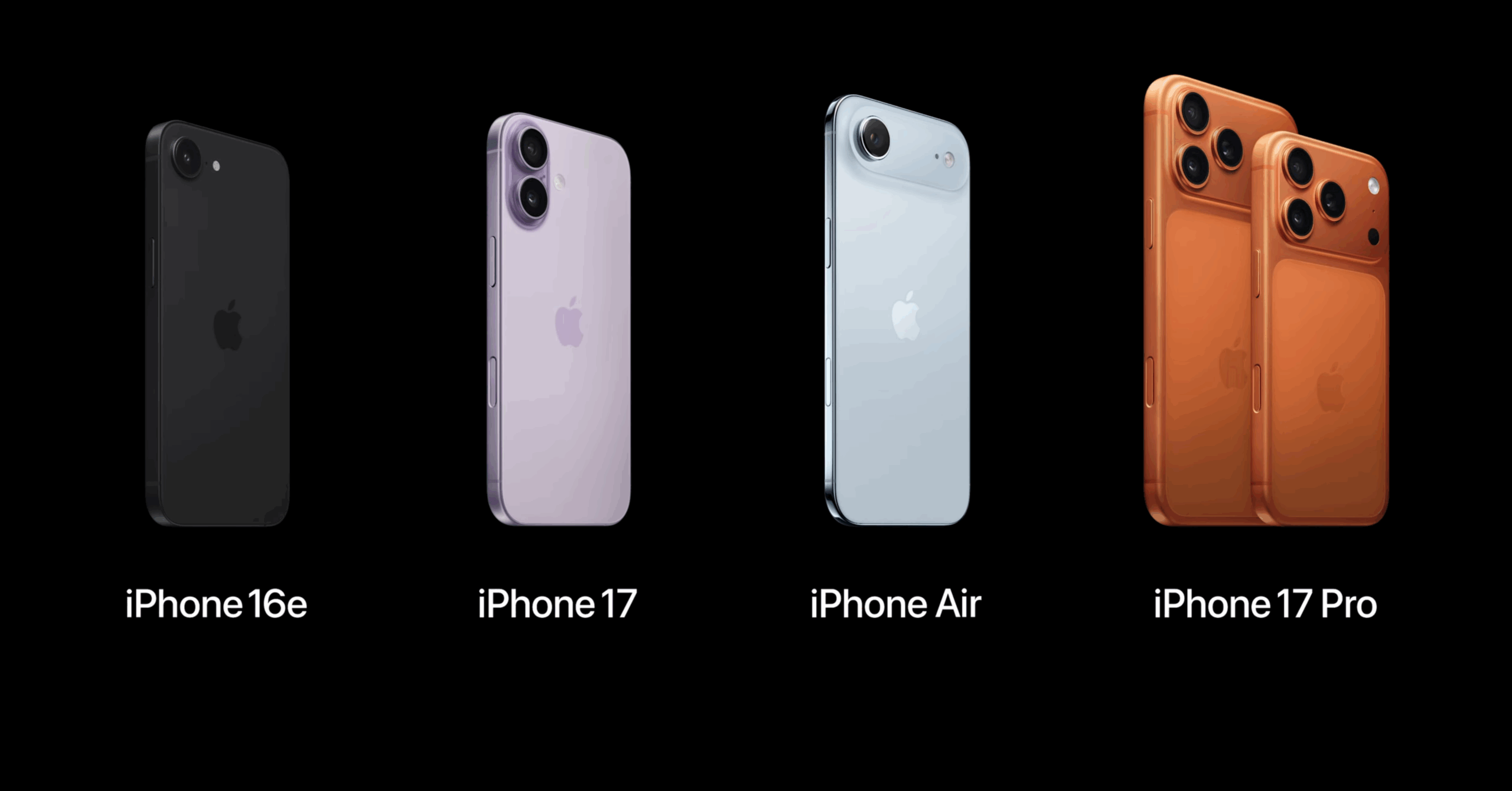 iPhone Air e iPhone 17: ultrafino e 120 Hz na nova linha Apple