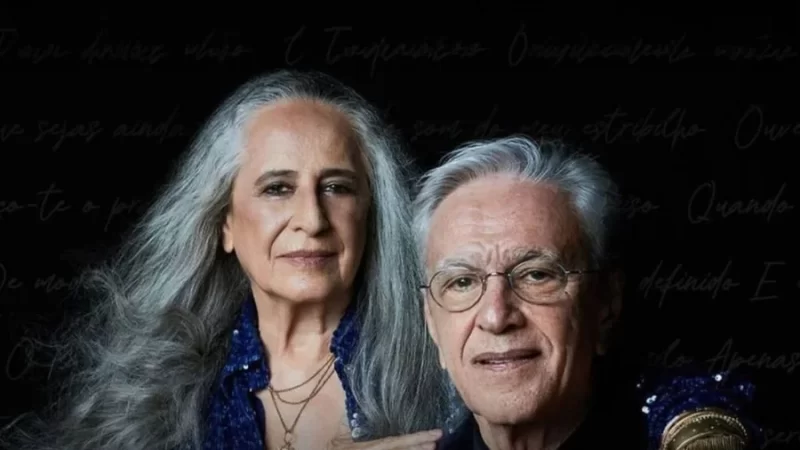 Caetano Veloso e Maria Bethânia em show da turnê conjunta