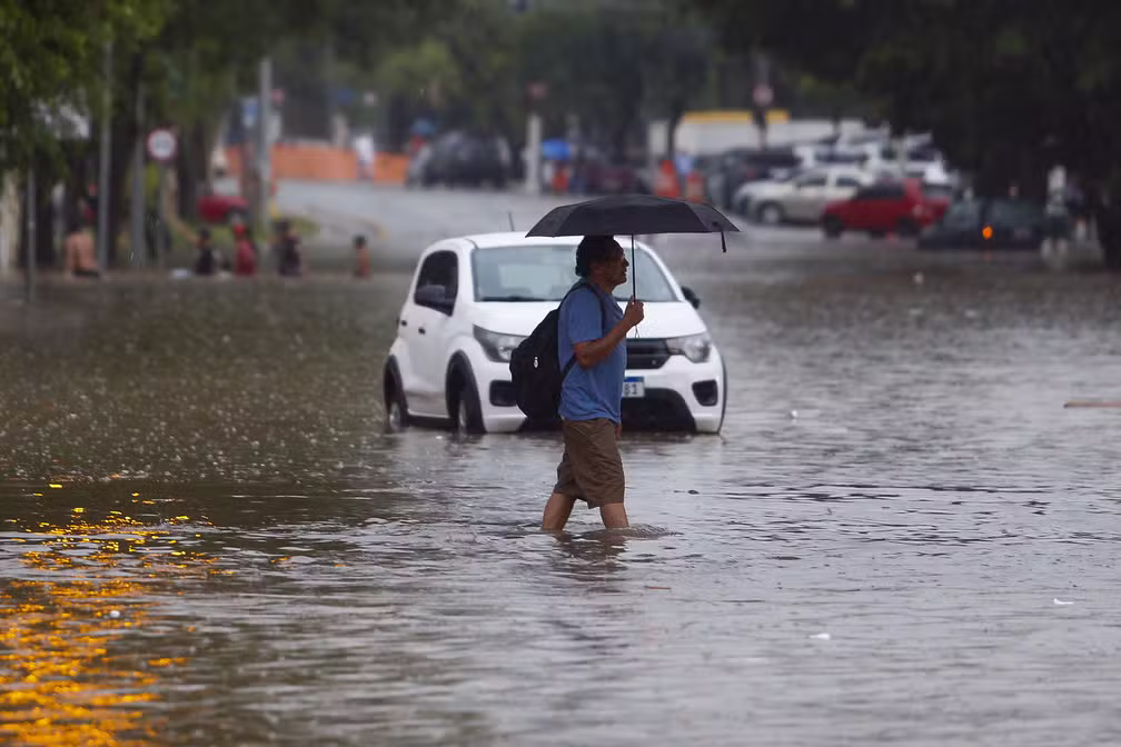 Temporais no fim de semana atingem sete estados do Brasil